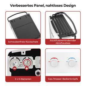 Camplux AY132 Tankless Gasdurchlauferhitzer